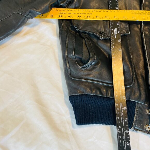 Hein Gericke Daytona 50th Bike Week Vintage Leather Bomber Jacket Quilted M 38 - Picture 14 of 16